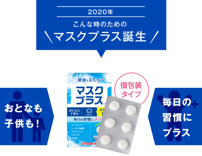 2020年　こんな時のためのマスクプラス誕生