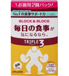 ブロック＆ブロック<br>トリプルスリー 120粒